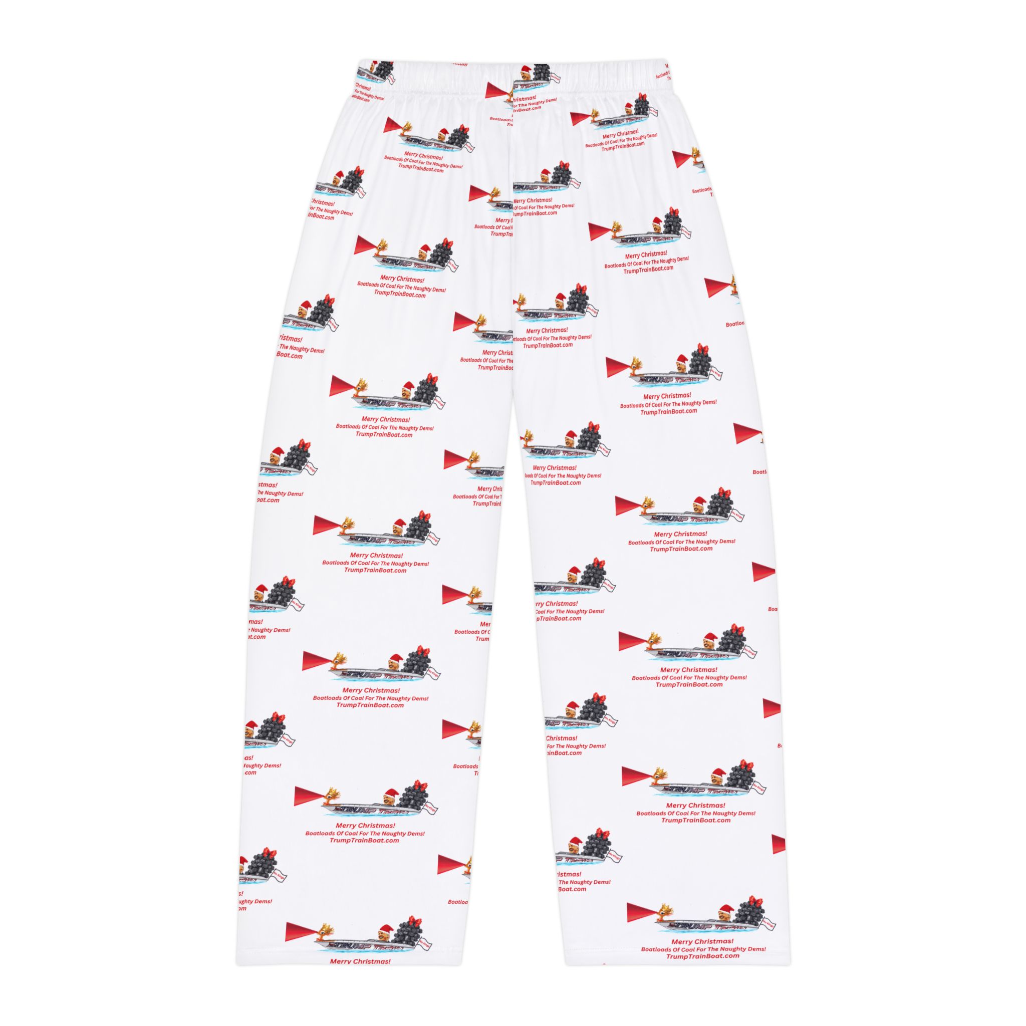 Trump Santa Coal Men's Christmas Pajama's - Image 2