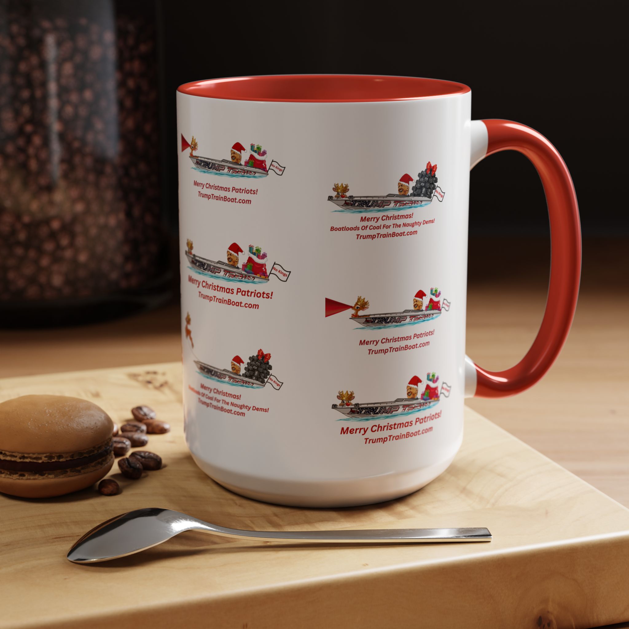 Christmas Multiple Trump Santa Coffee Mug - Image 47