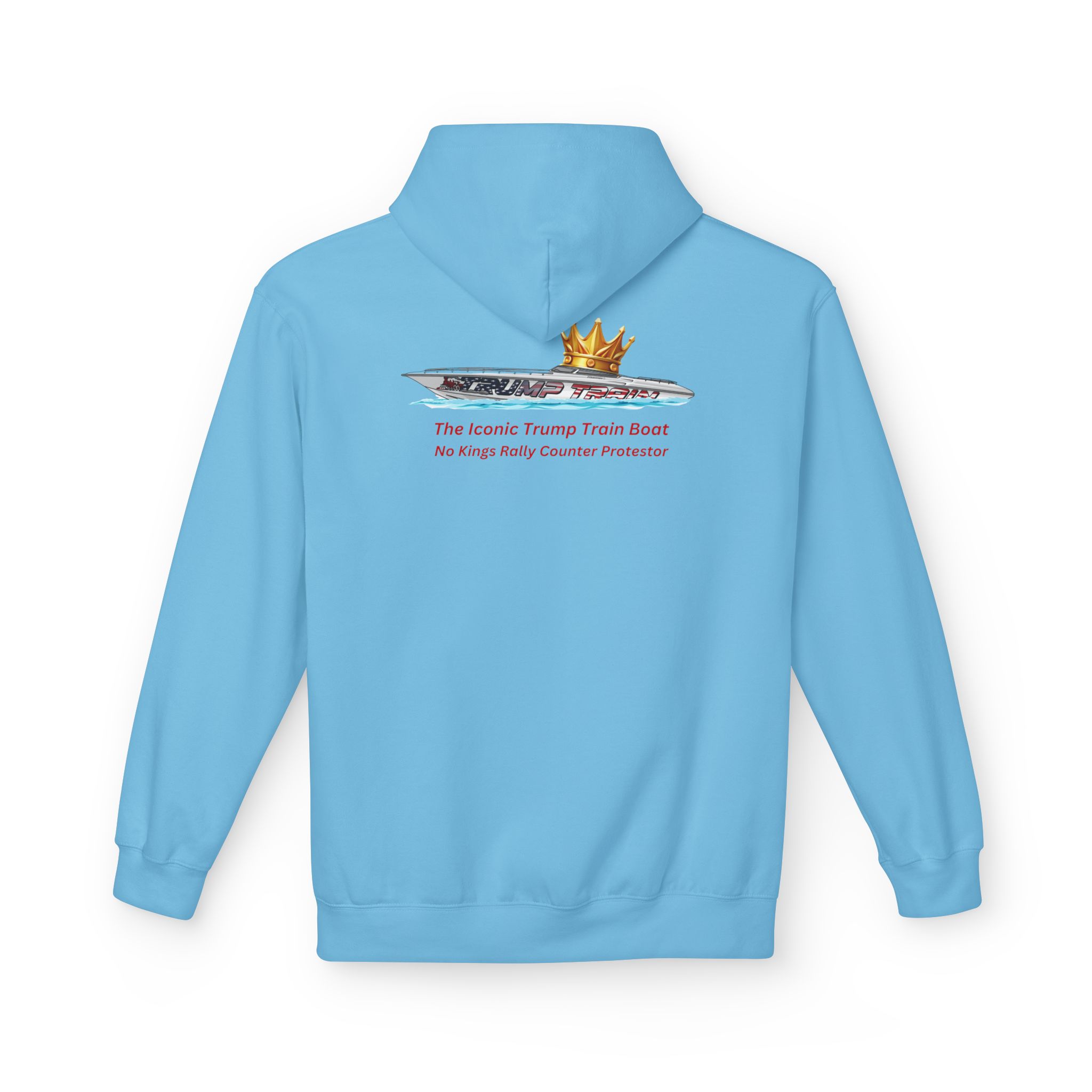 Trump Train Boat Crown Graphic Hoodie - Image 20