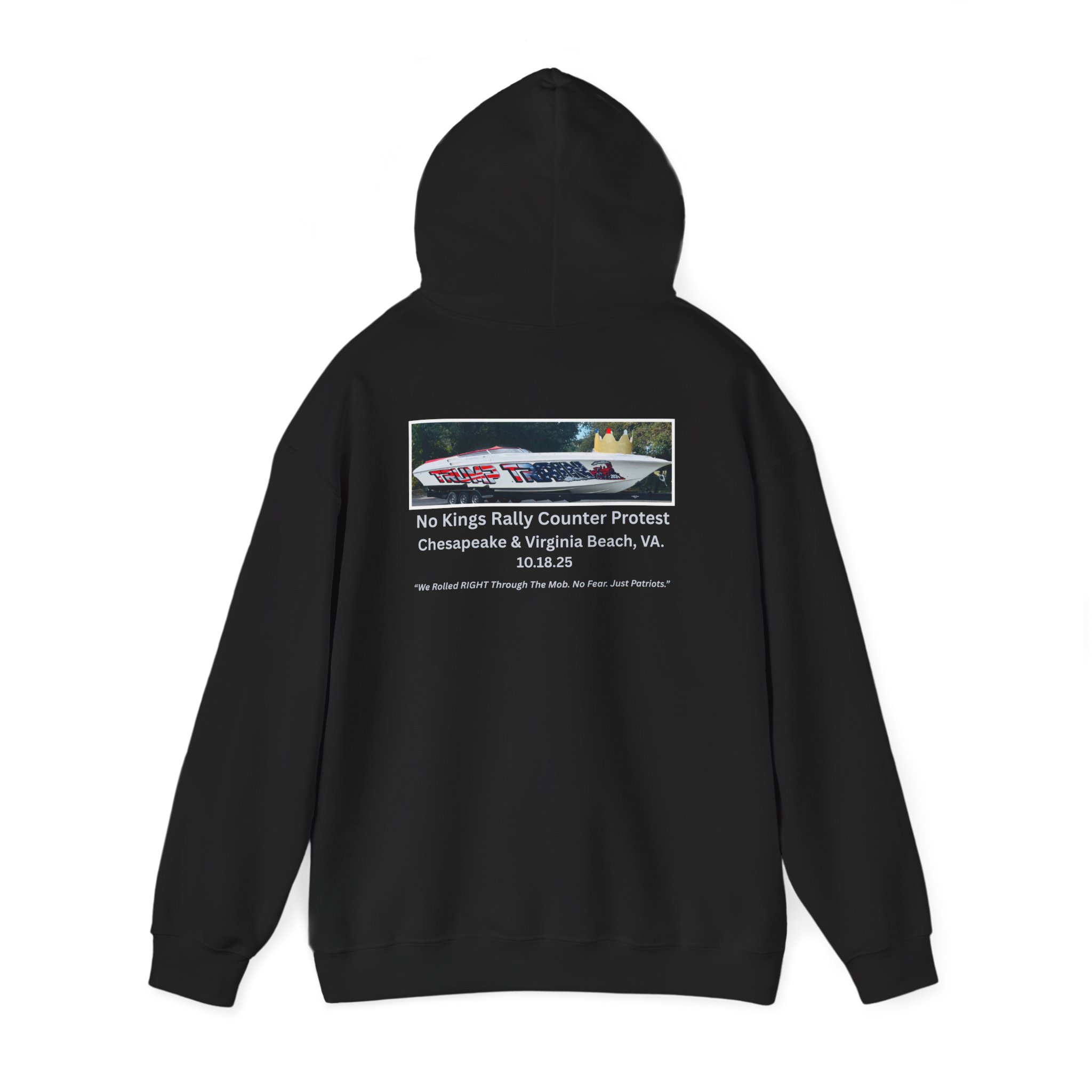 No Kings Rally Counter Protest Hoodie - Image 4