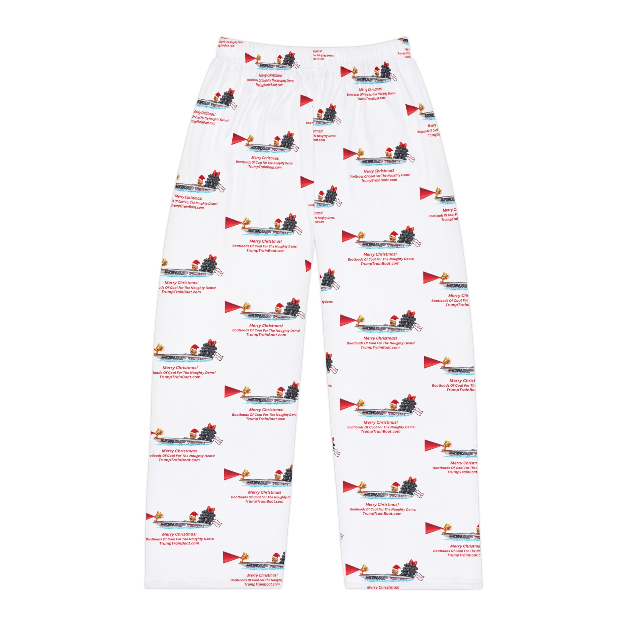 Trump Santa Coal Men's Christmas Pajama's