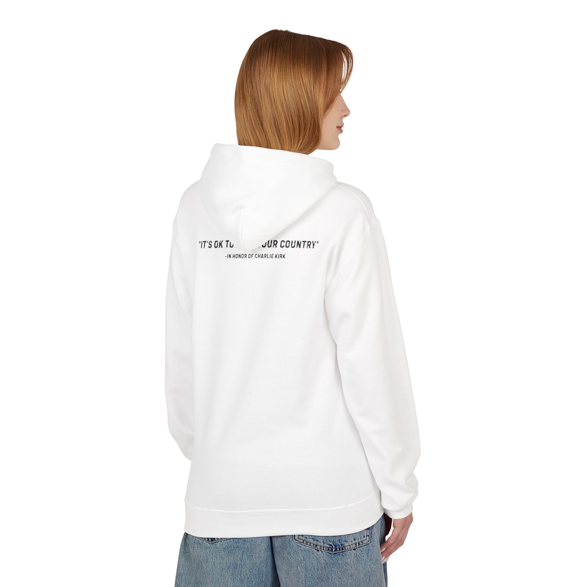 It's OK to Love Your Country Hoodie - Image 4