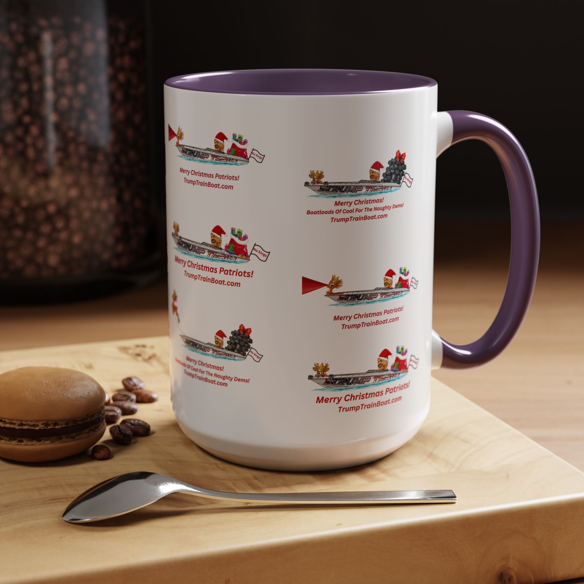 Christmas Multiple Trump Santa Coffee Mug - Image 101