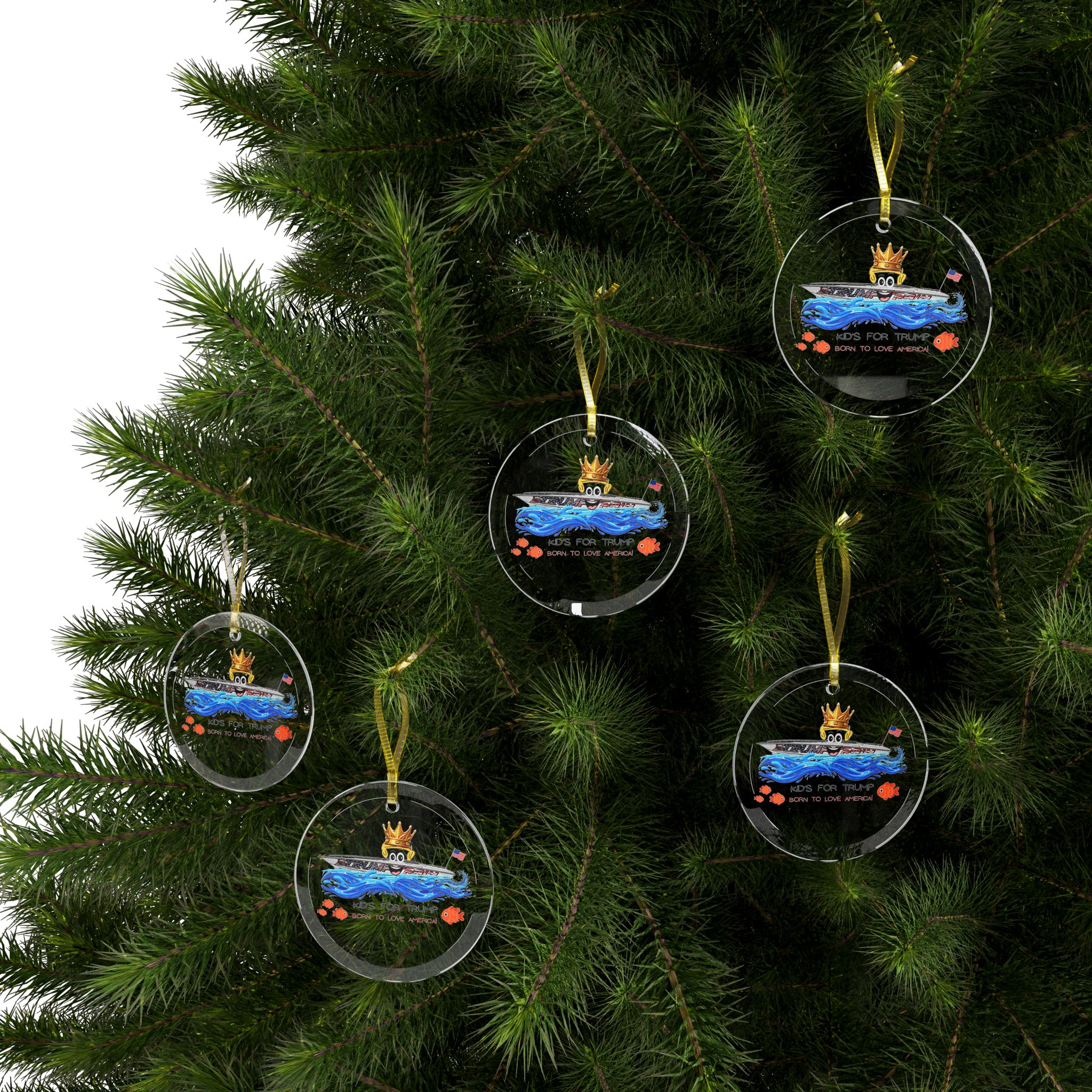 Kids for Trump Glass Ornaments - Image 7