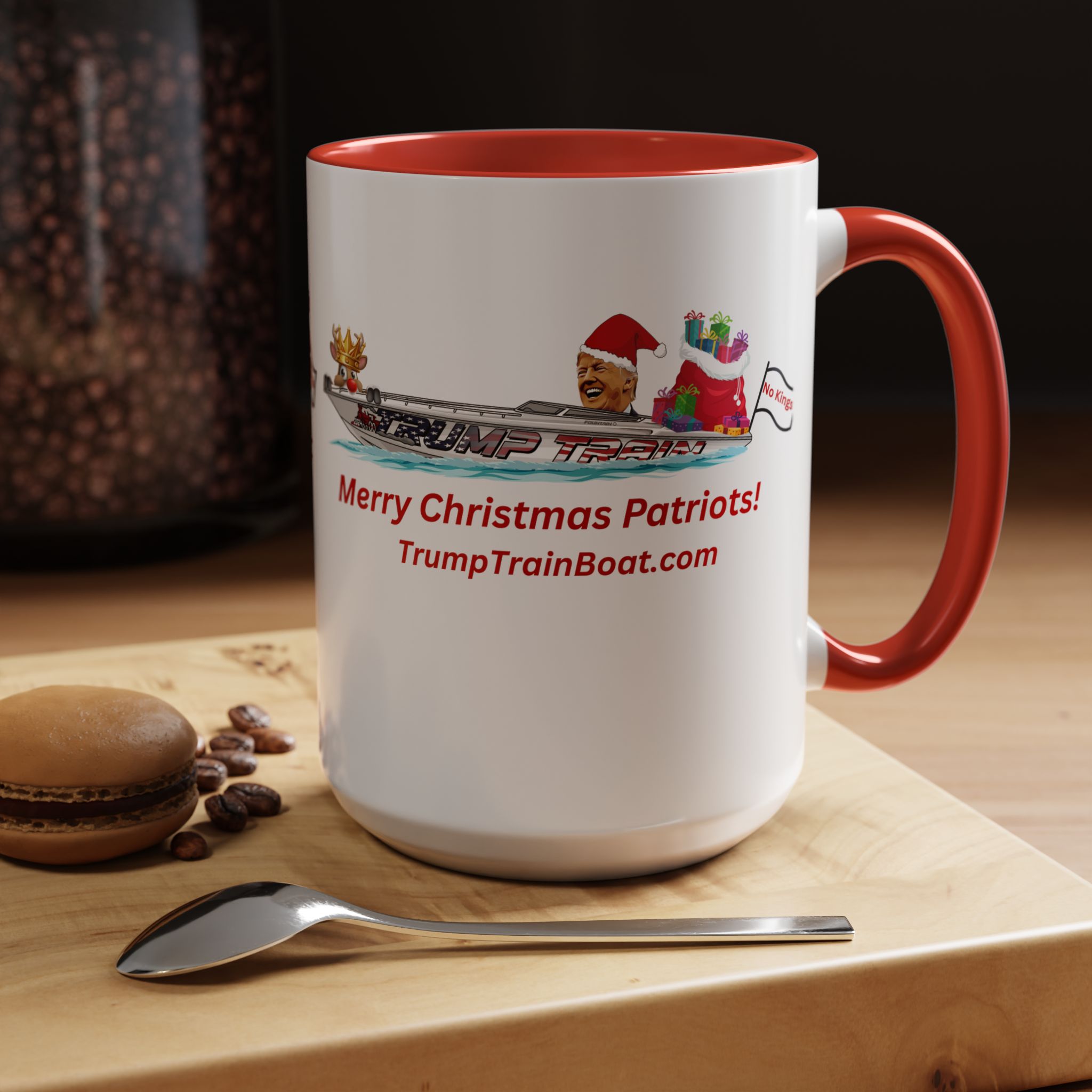 Merry Christmas Patriots Coffee Mug - Image 13