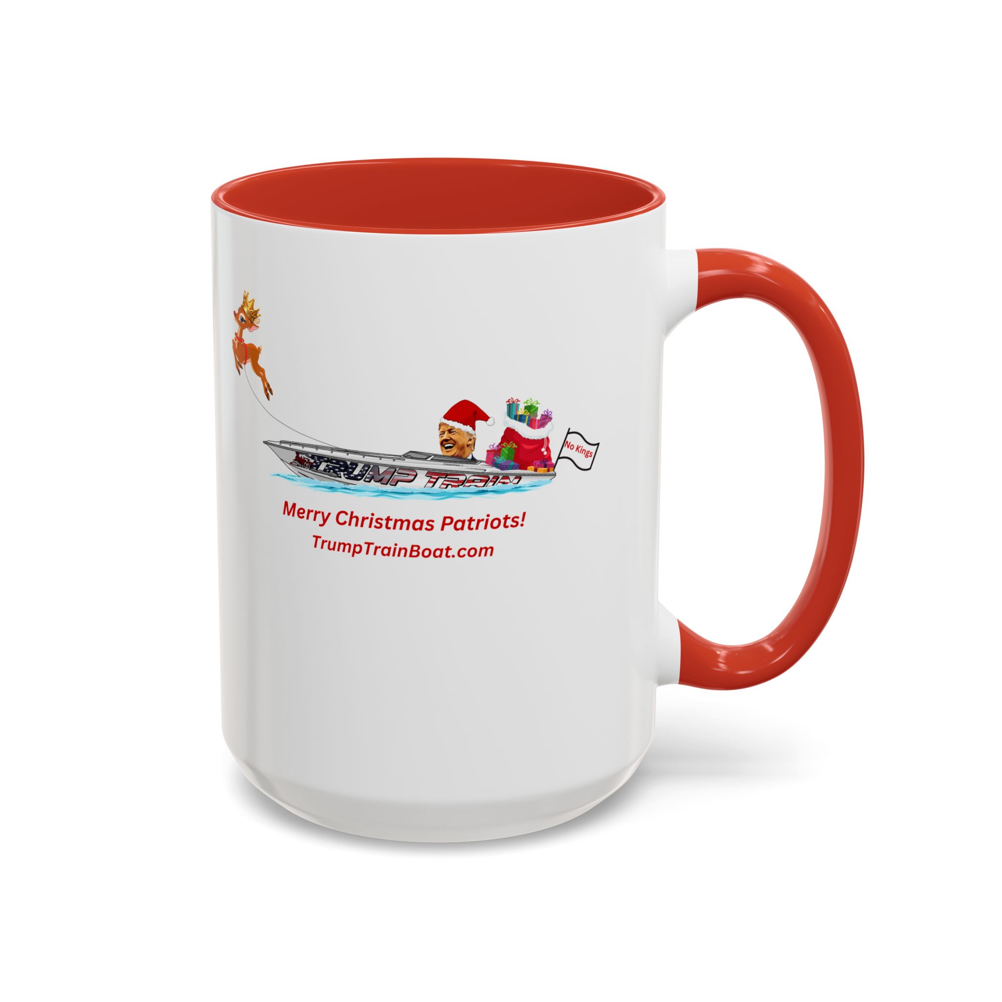 Merry Christmas Patriots Coffee Mug - Image 3
