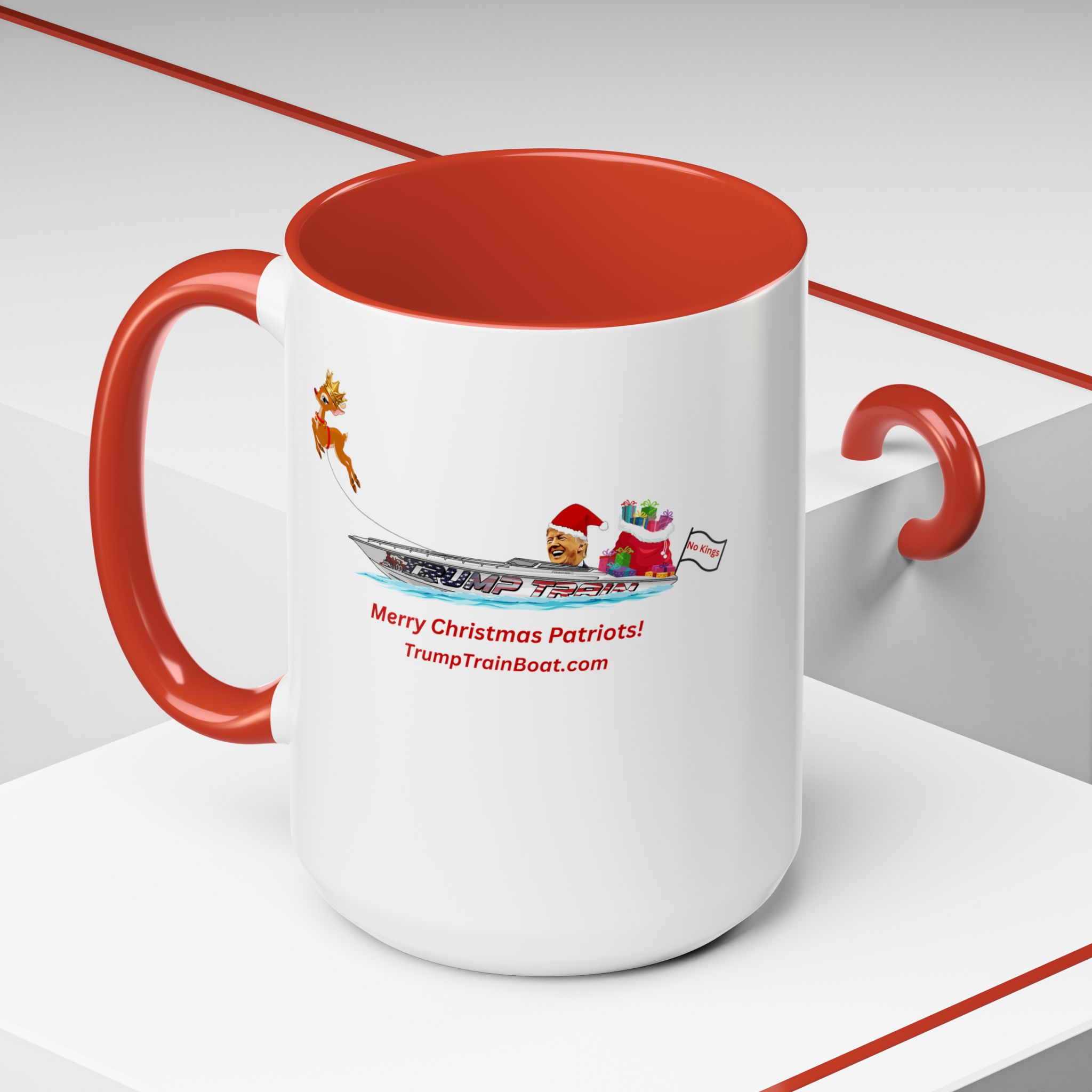 Merry Christmas Patriots Coffee Mug - Image 2