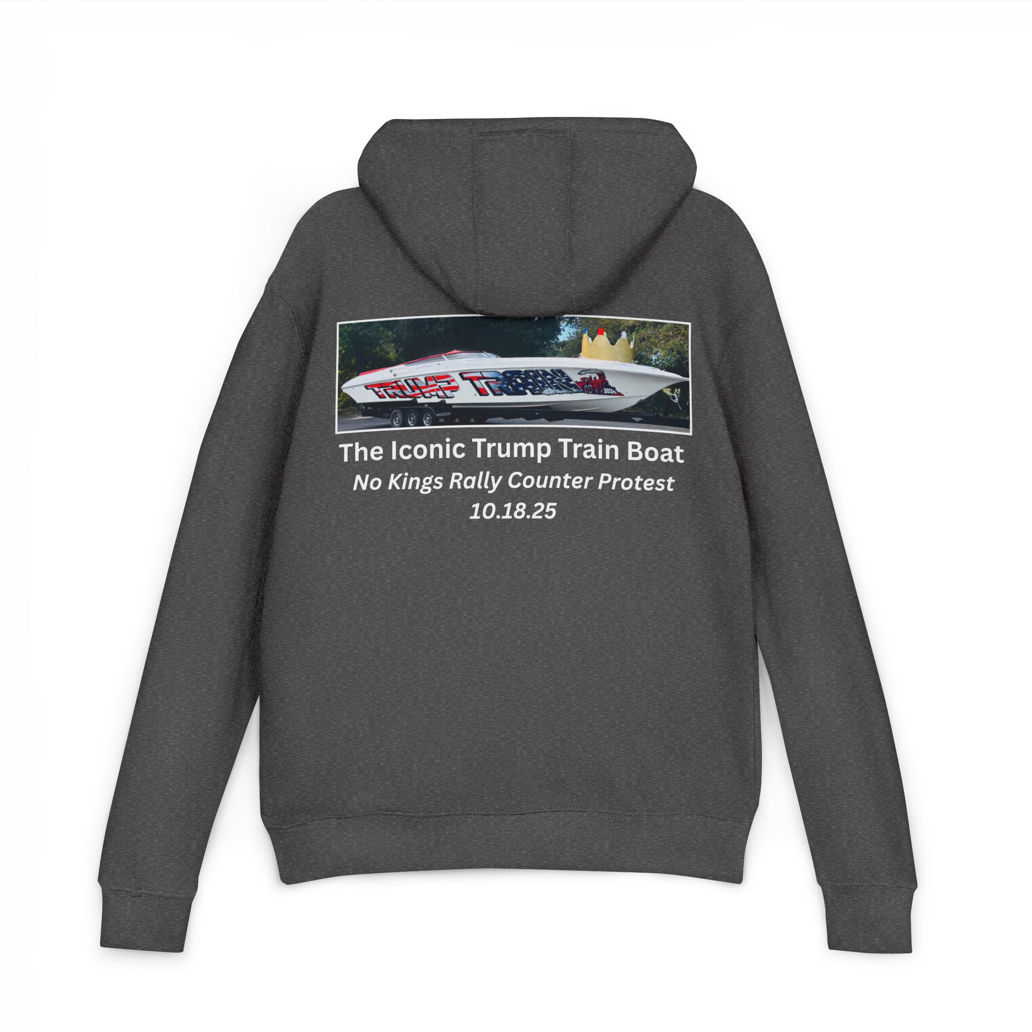 No Kings Rally Counter Protest Hoodie - Image 2