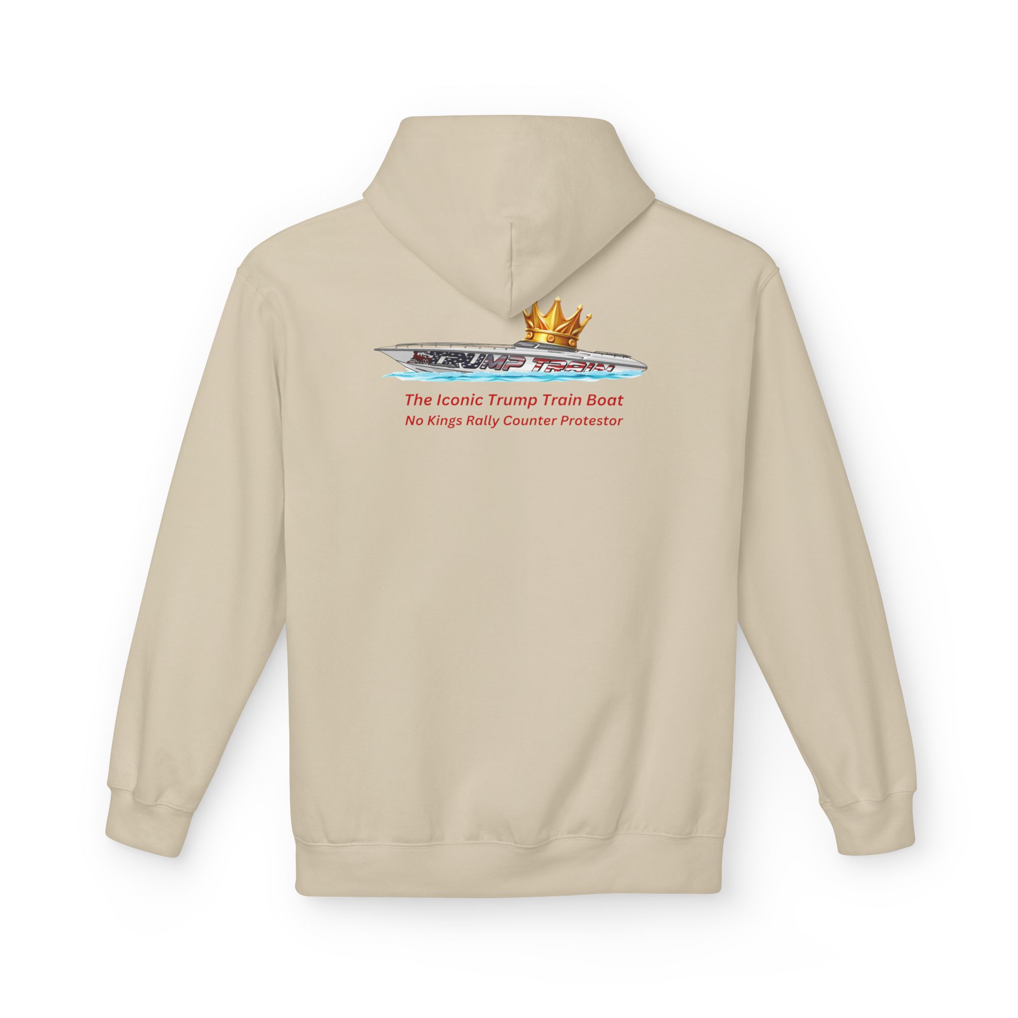 Trump Train Boat Crown Graphic Hoodie - Image 8