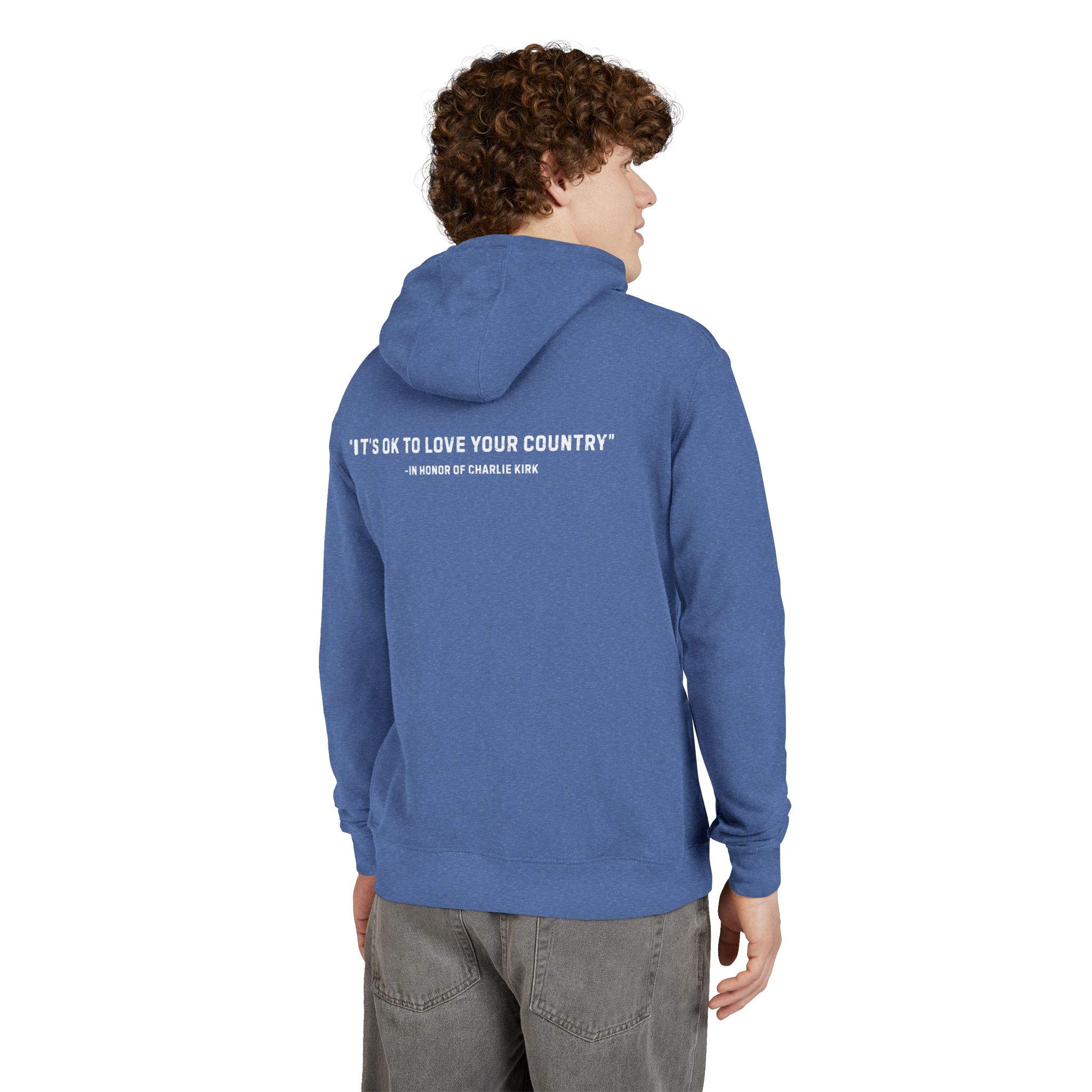 It's OK to Love Your Country Hoodie - Image 20