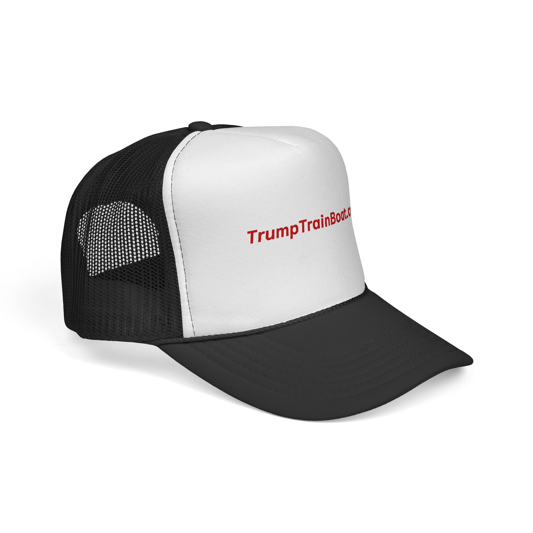 TrumpTrainBoat.com Mesh Trucker Hat - Image 4