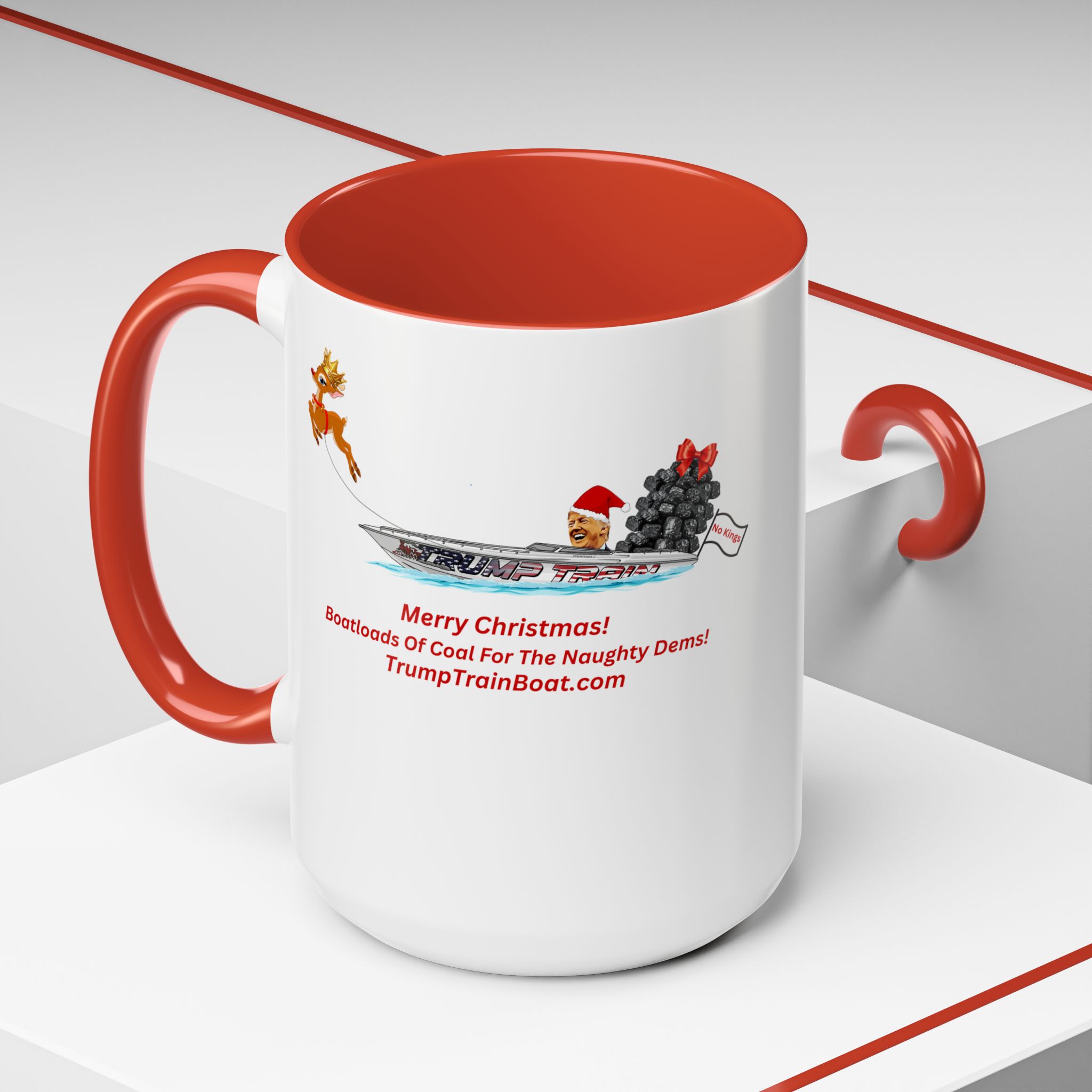 Merry Christmas Patriots Coffee Mug - Image 4